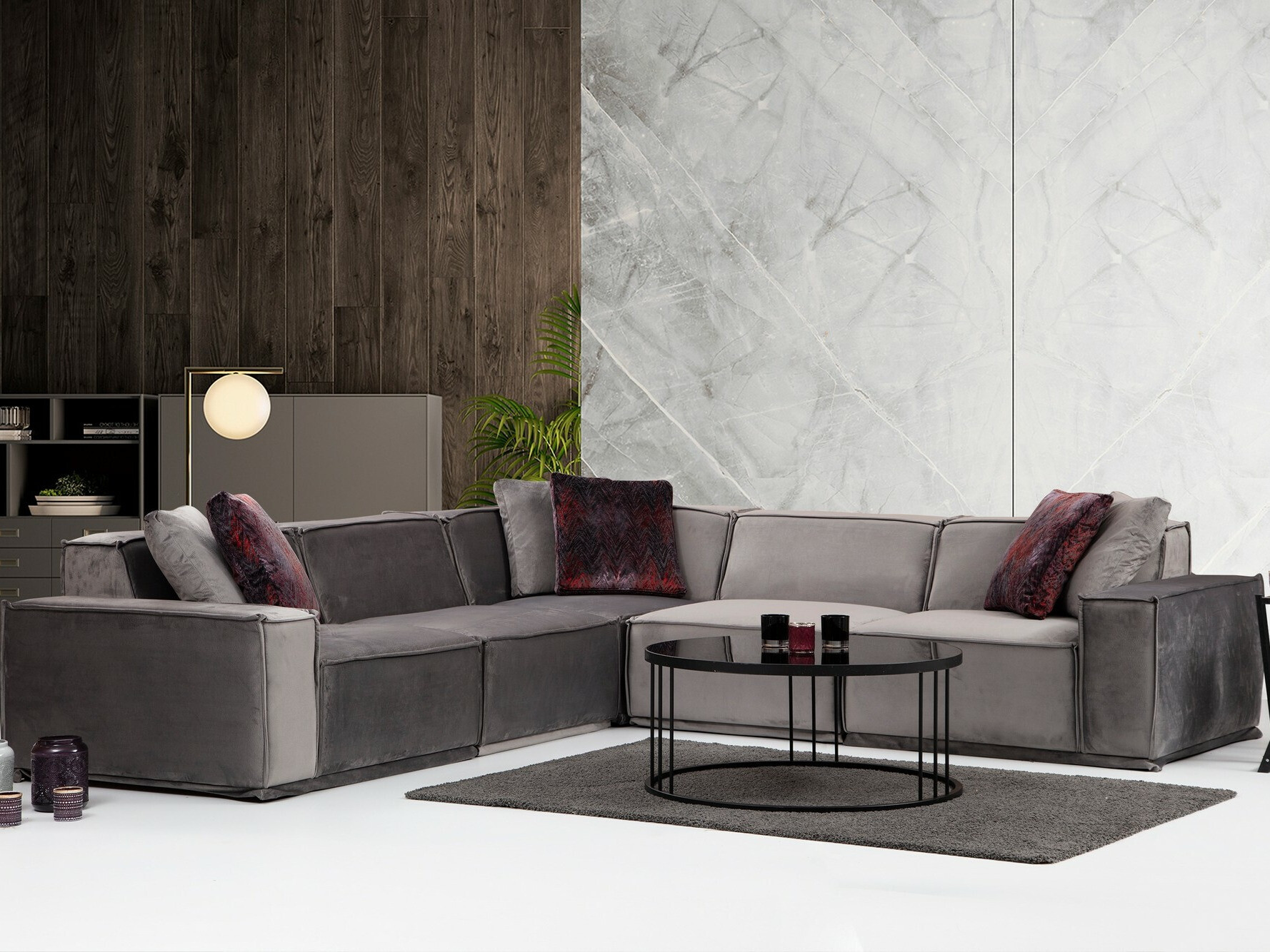 Modularna kutna garnitura Ferliva 105