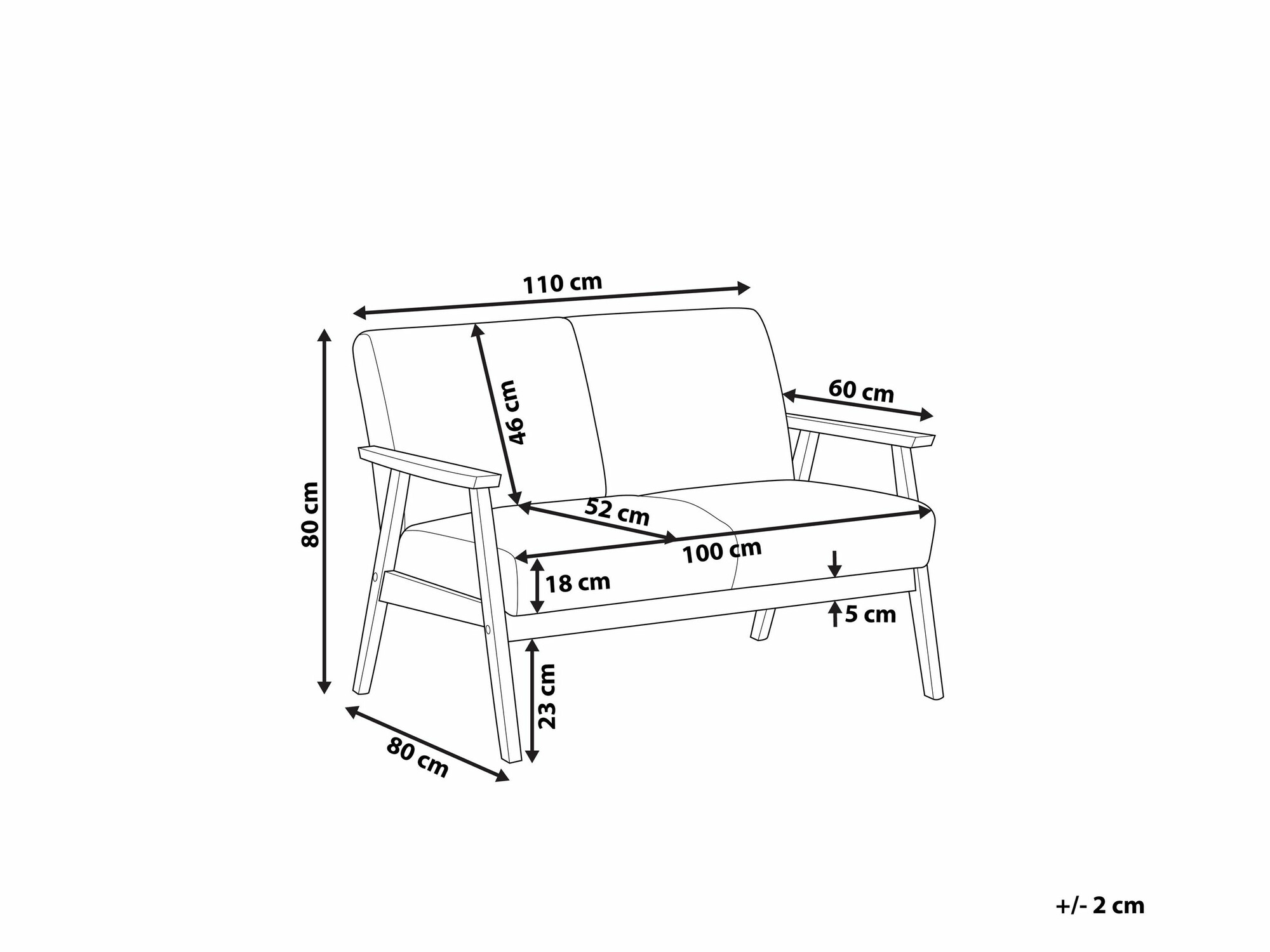 Kauč Berwyn 1323 (Siva)