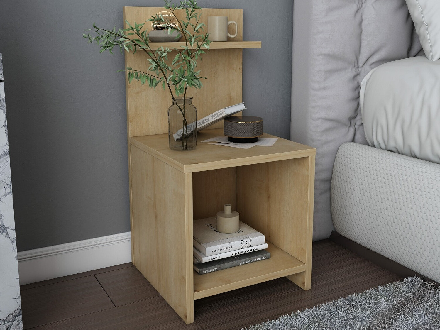 Noćni ormarić Kailua 2445 (Hrast)