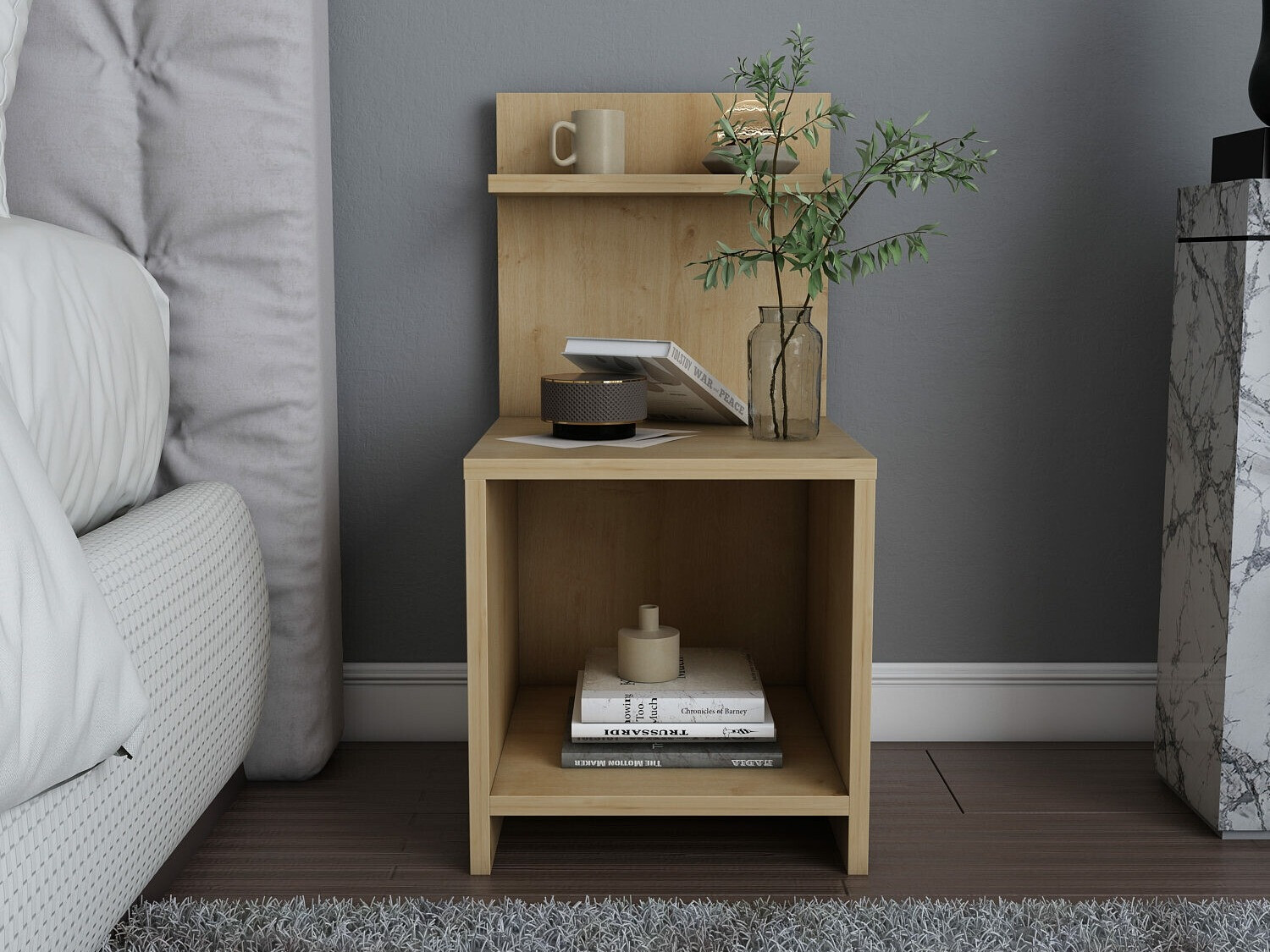 Noćni ormarić Kailua 2445 (Hrast)