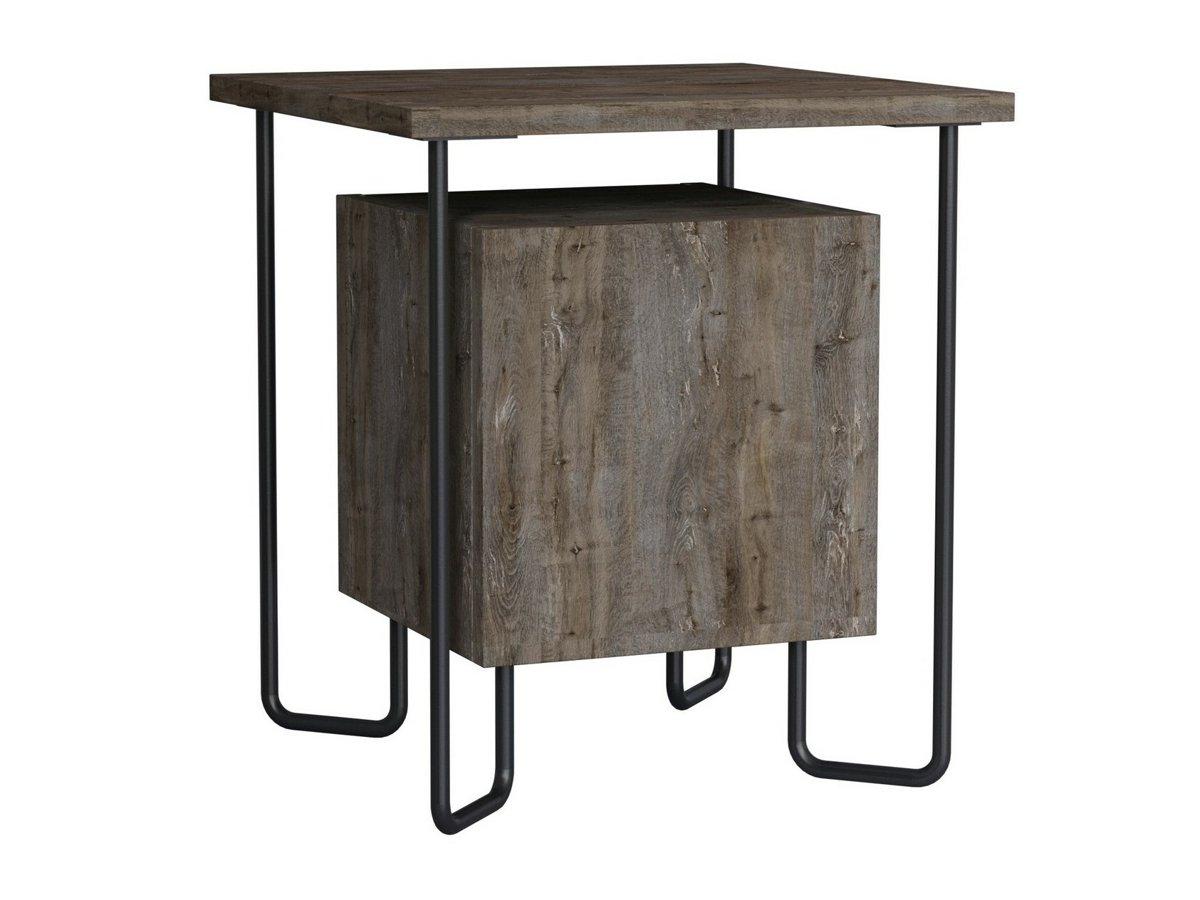 Noćni ormarić Kailua 1509 (Tamno smeđa)