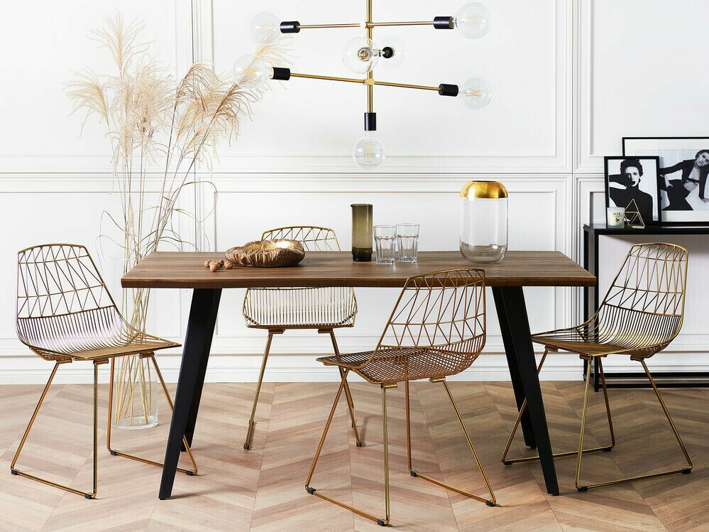 Stol Berwyn 1342 (Crna + Tamno drvo)