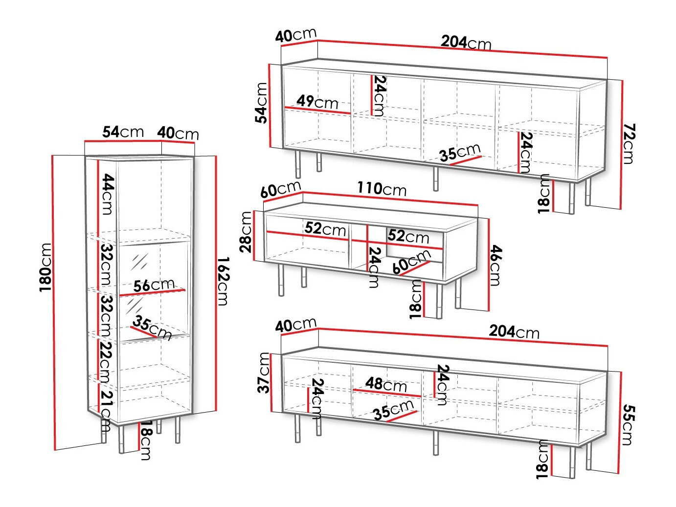 Set za dnevni boravak Elmteo 106