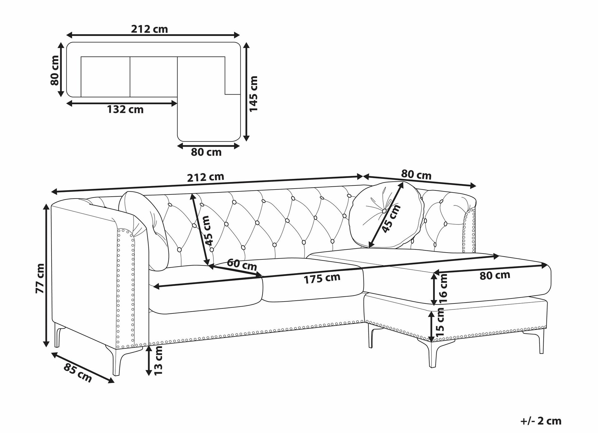 Kutna garnitura Berwyn 1387 (Siva)