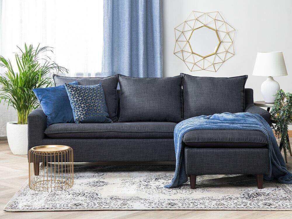 Kutna garnitura Berwyn 1395 (Tamno siva)