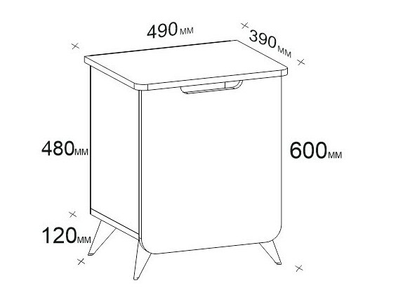 Noćni ormarić Kailua 1527