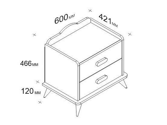 Noćni ormarić Kailua 1528