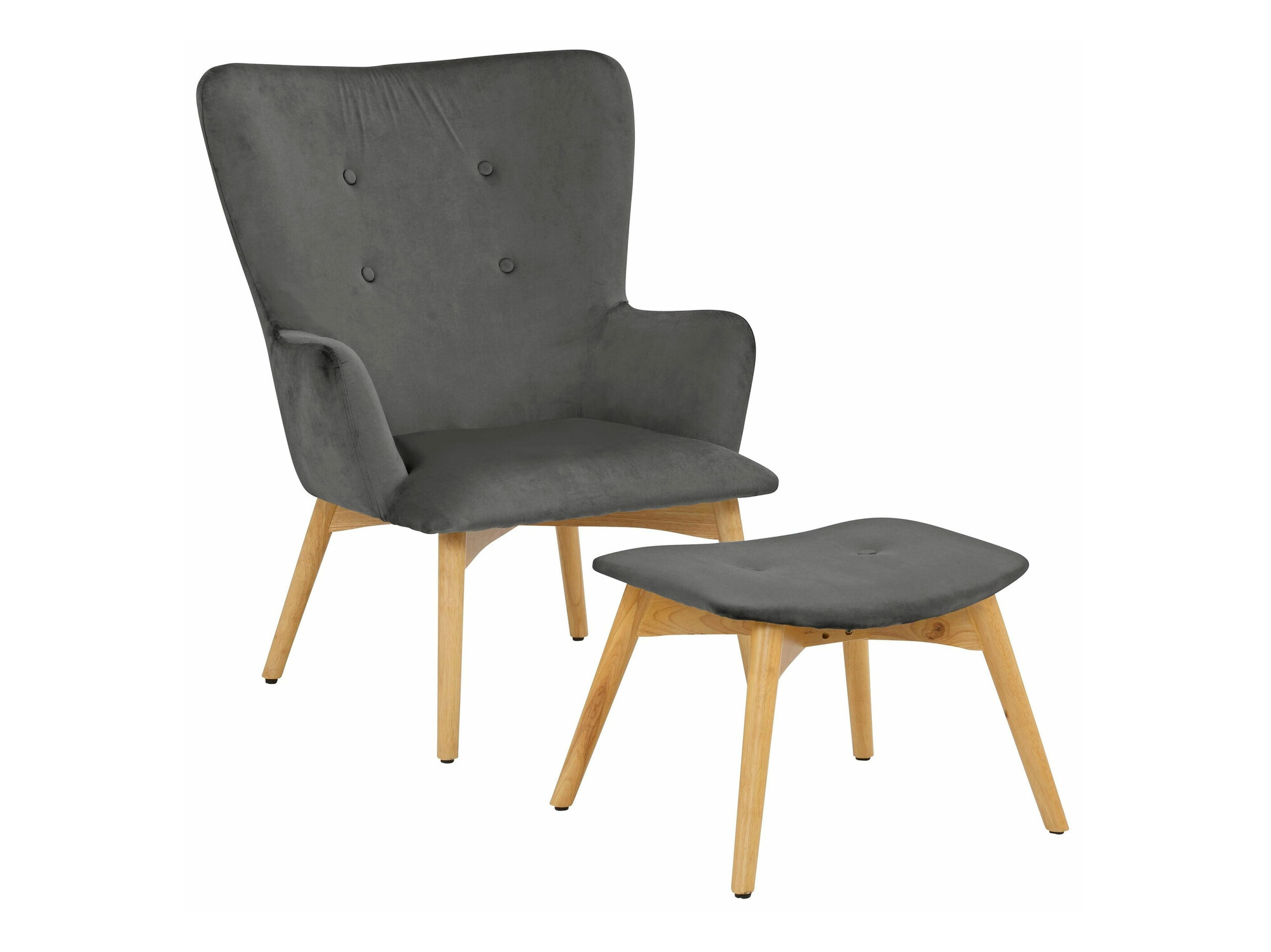 Fotelja Denton 1215 (Siva)