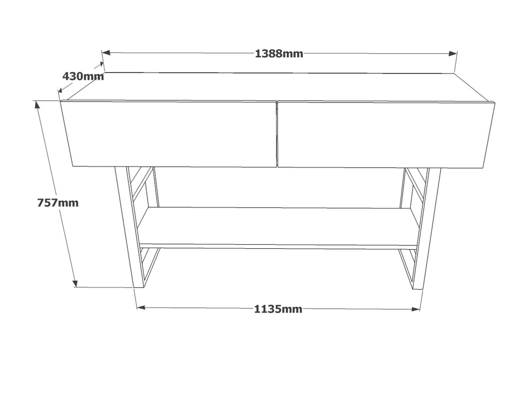 Konzolni stolić Kailua 1597