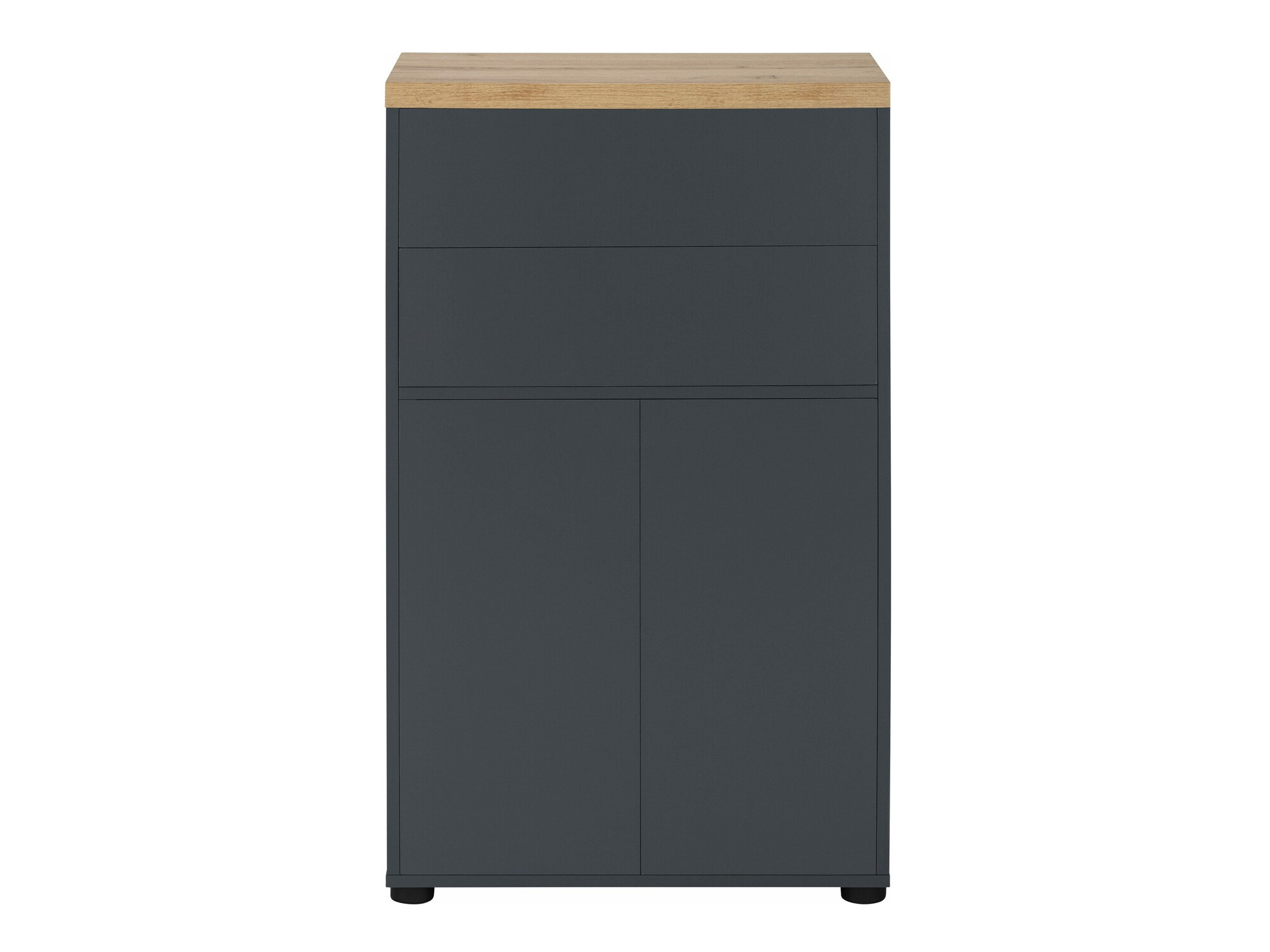 Samostojeći kupaonski ormarić Denton 1222 (Antracit + Hrast)