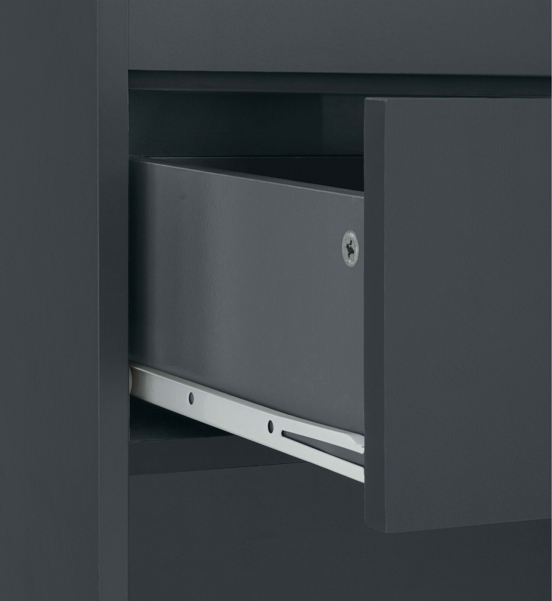 Samostojeći kupaonski ormarić Denton 1222 (Antracit + Hrast)