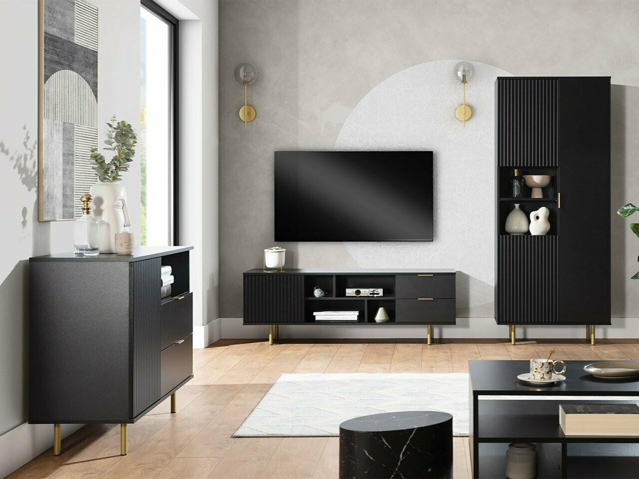 TV stol Decus (Crna)