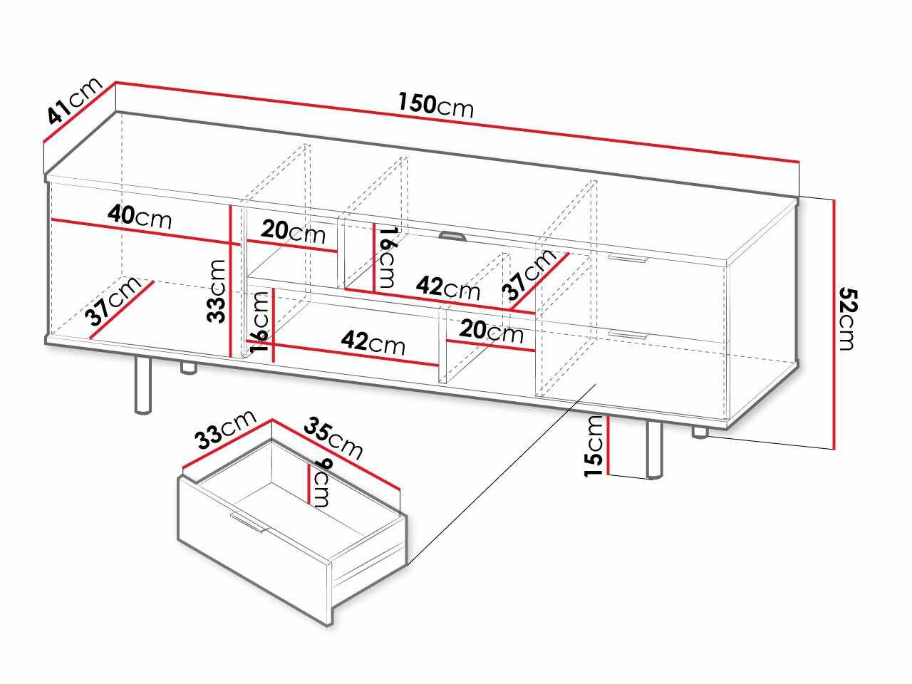 TV stol Virdomi 105 (Kašmir)