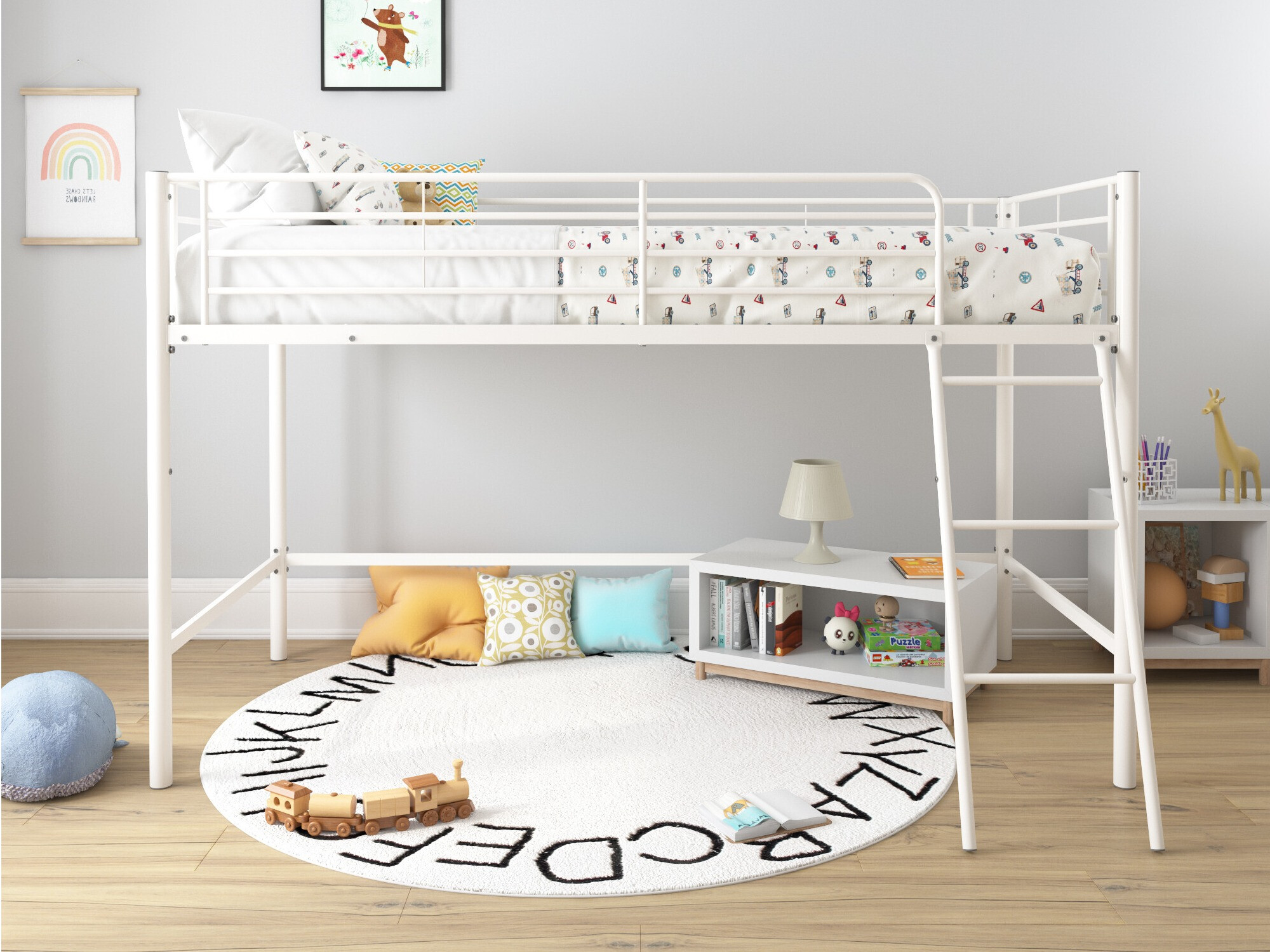 Krevet na platformi Denton 1224 (Bijela)