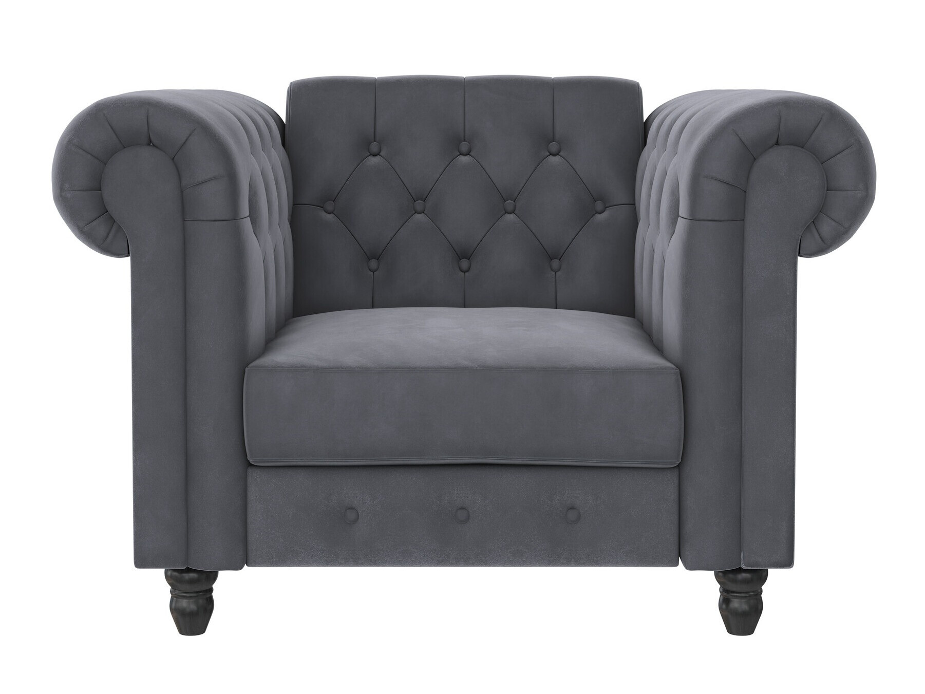 Chesterfield fotelja Tulsa 630 (Siva)