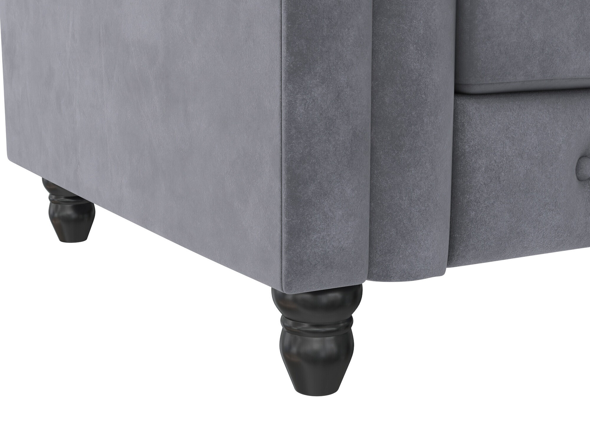 Chesterfield fotelja Tulsa 630 (Siva)