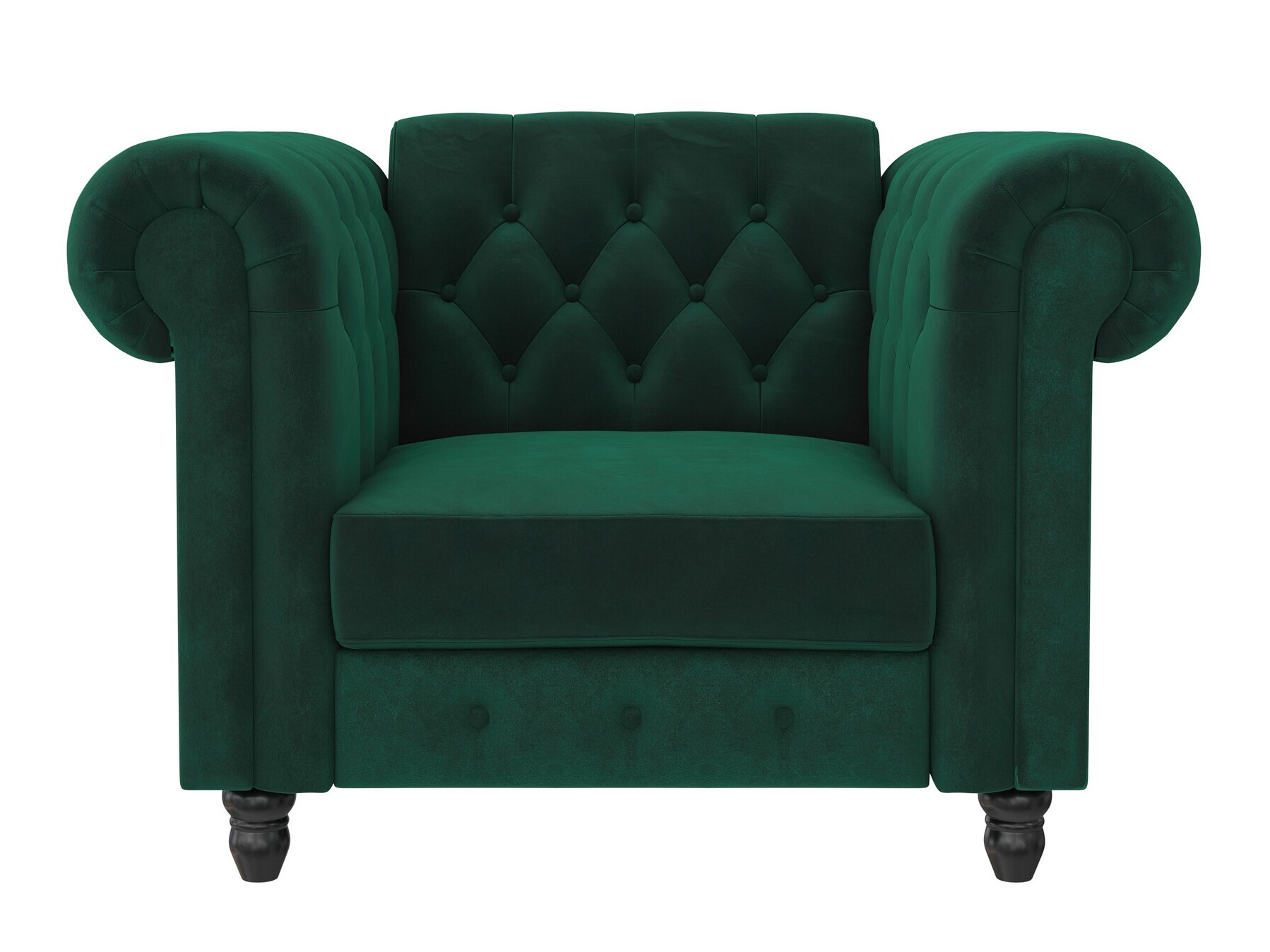 Chesterfield fotelja Tulsa 630 (Tamnozelena)