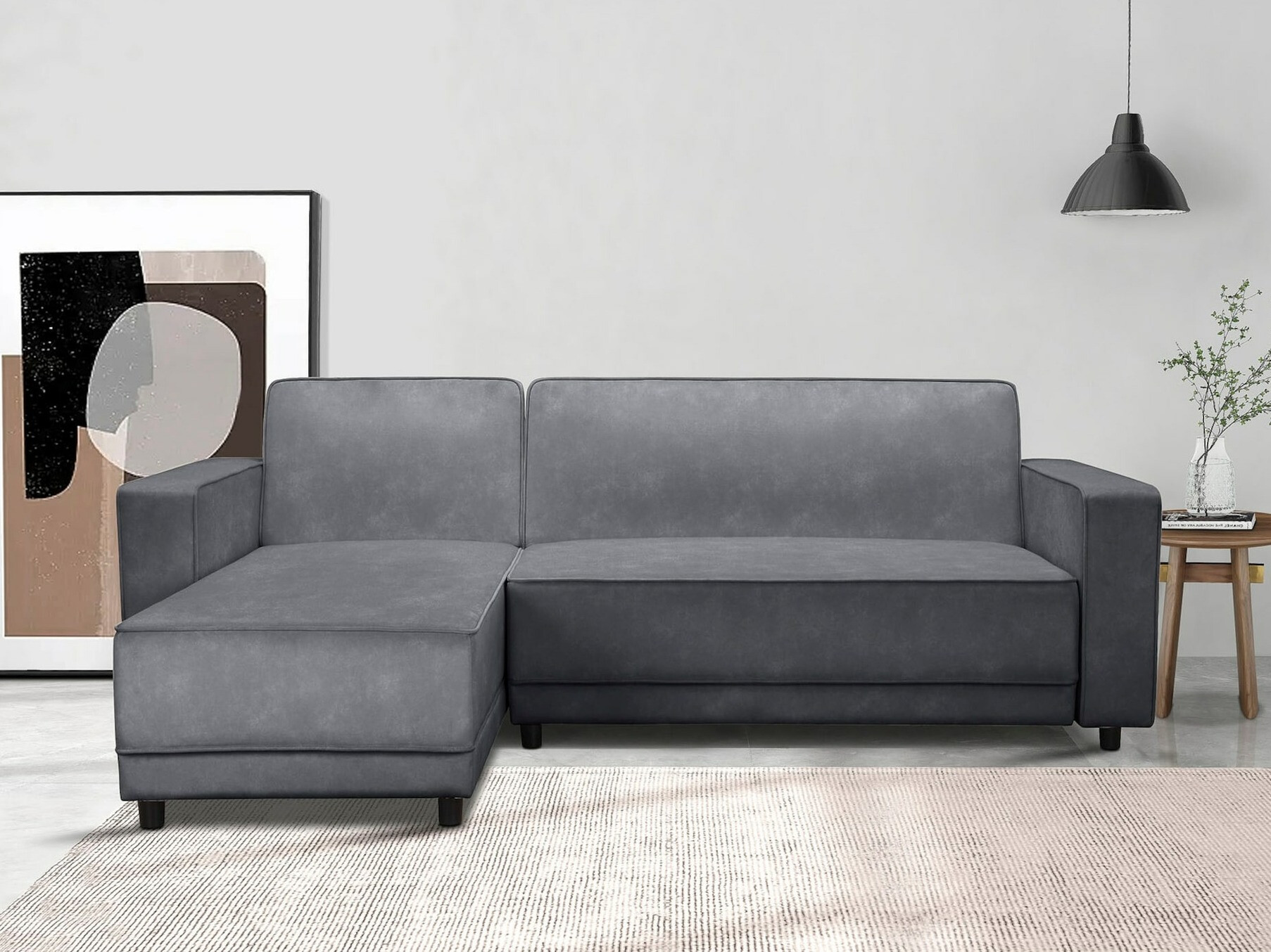 Kutna garnitura Tulsa 634 (Antracit)