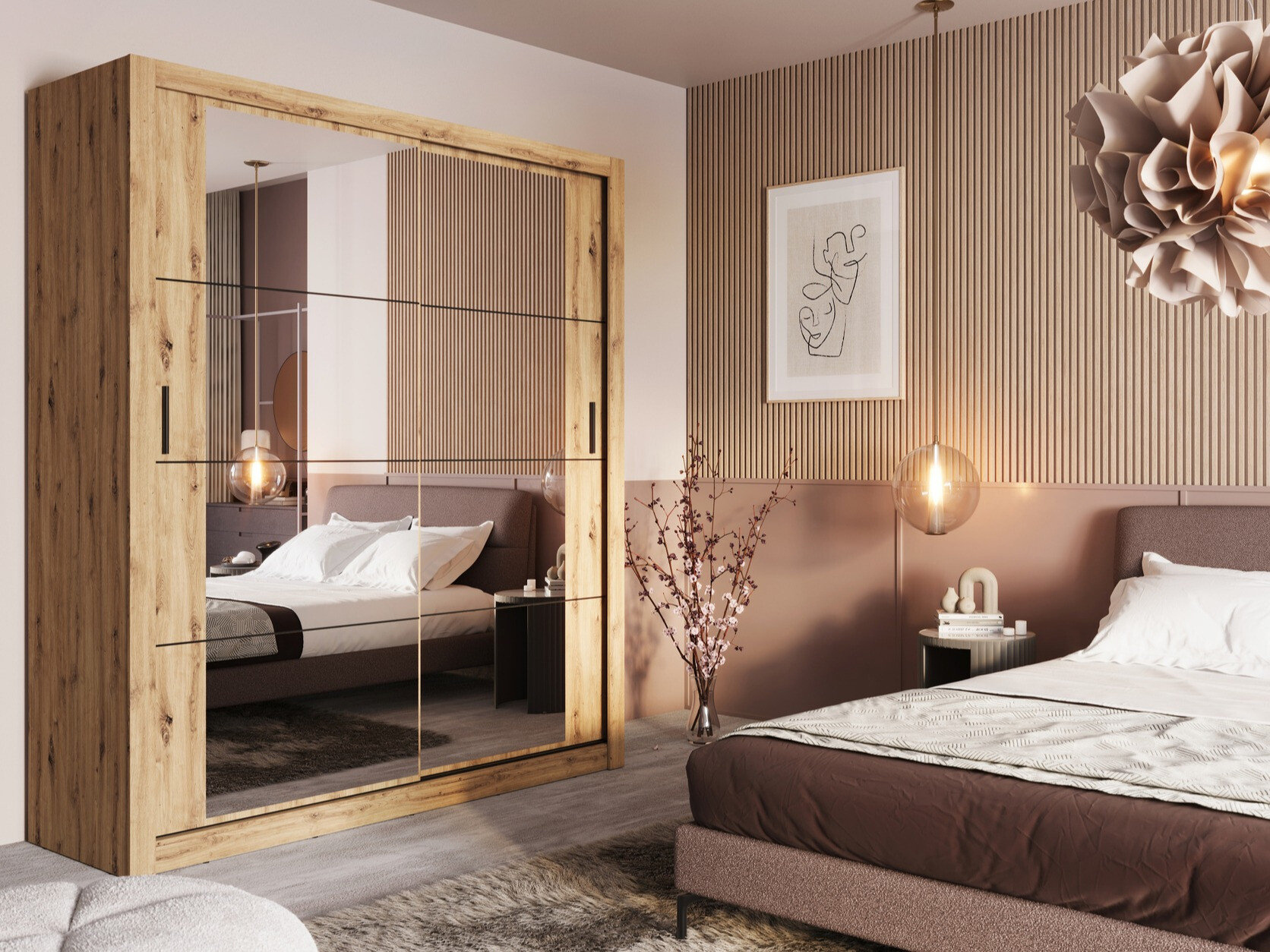 Ormar Fresno 102 (Hrast Artisan)