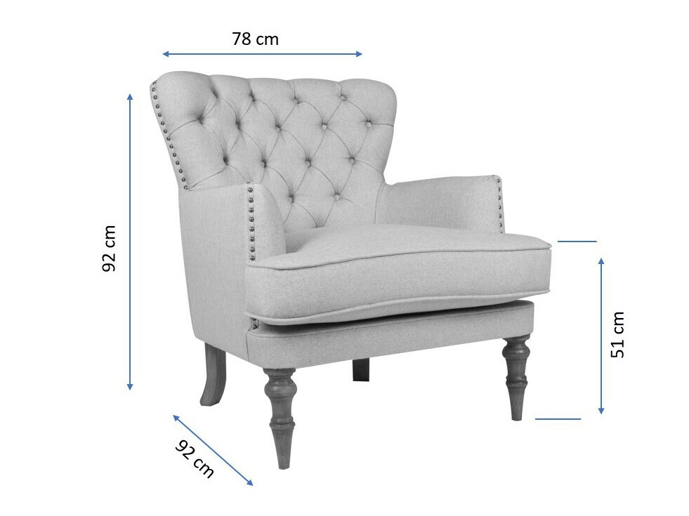 Fotelja Altadena 495 (Krem)