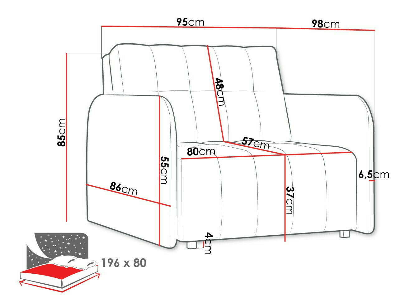 Fotelja Aquarin I (Kronos 9)