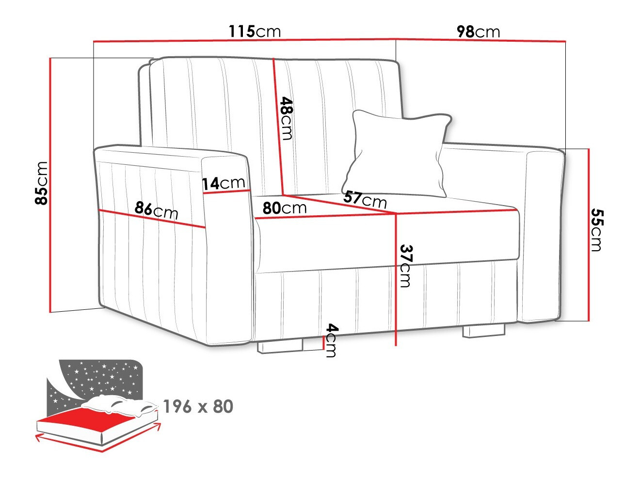 Fotelja Orinen I (Paros 2)