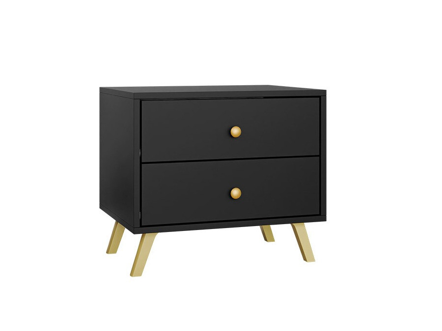 Noćni ormarić Monfera 101 (Crna)