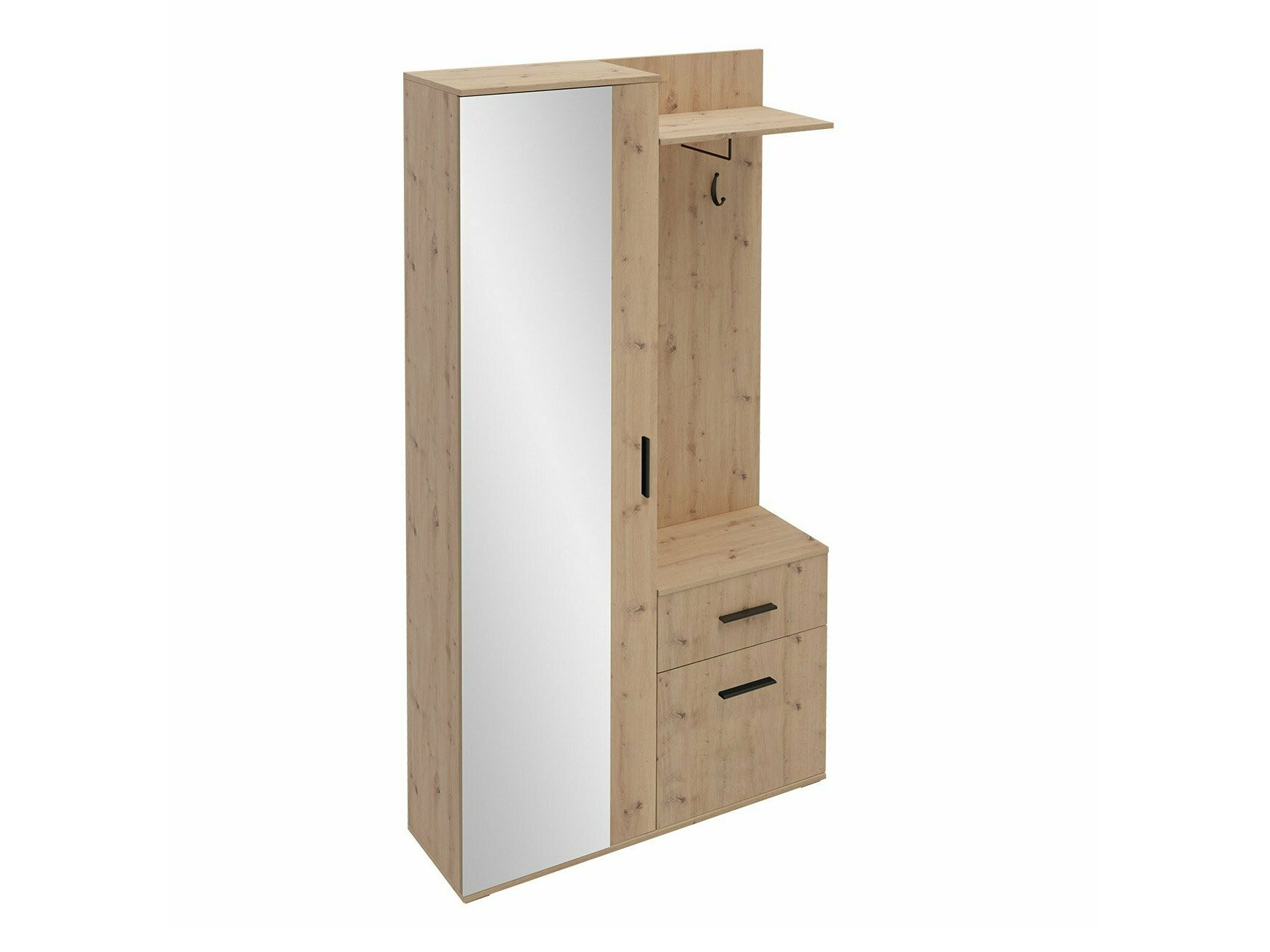 Set za hodnik Pavo (Hrast Artisan)