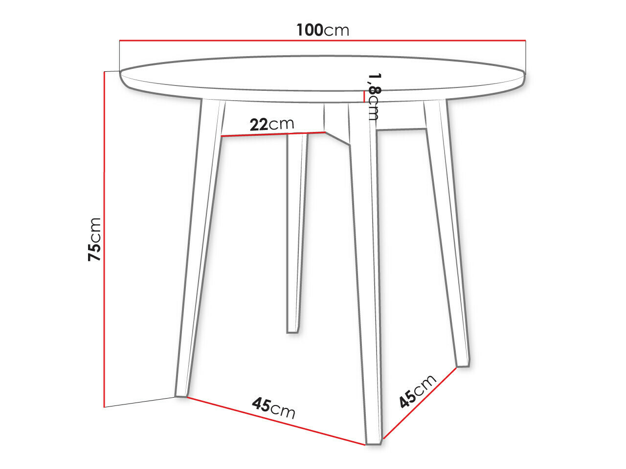 Blagovaonski set Racine 124 (Crna)