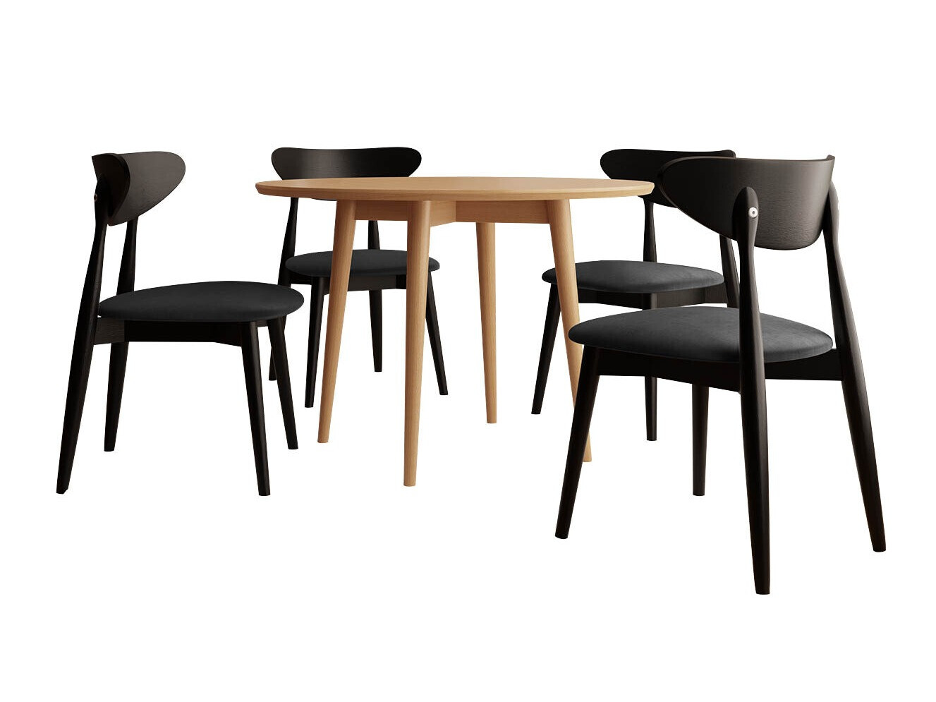 Blagovaonski set Racine 124 (Crna)