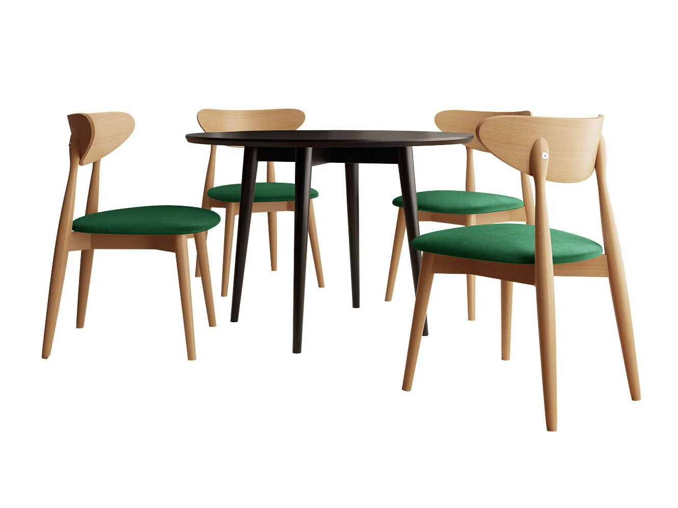 Blagovaonski set Racine 124 (Smeđa)