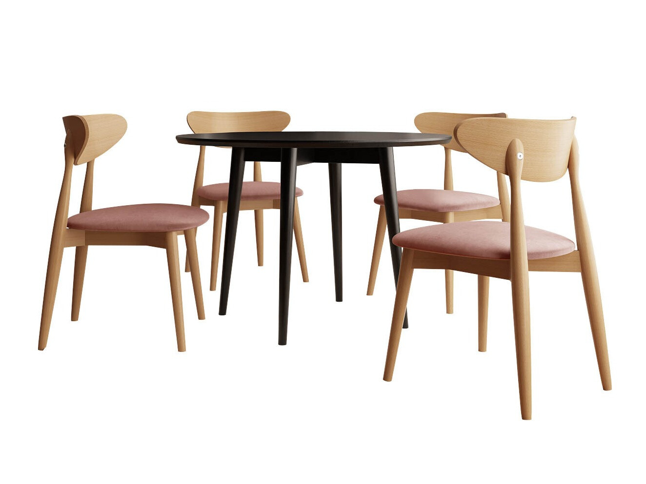 Blagovaonski set Racine 124 (Smeđa)