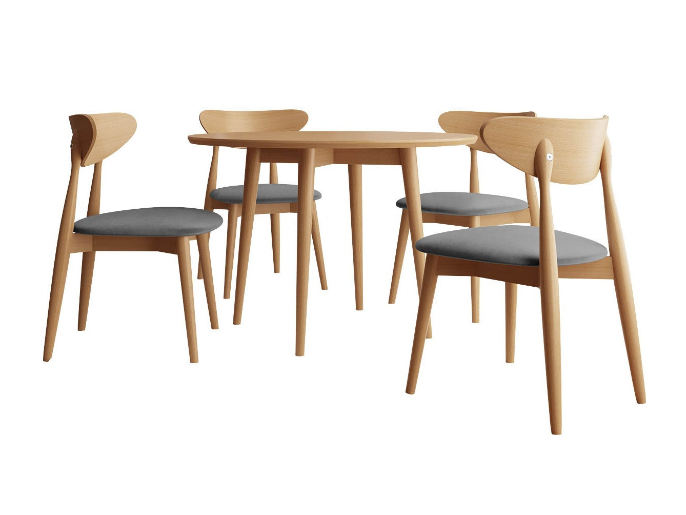 Blagovaonski set Racine 124 (Smeđa)