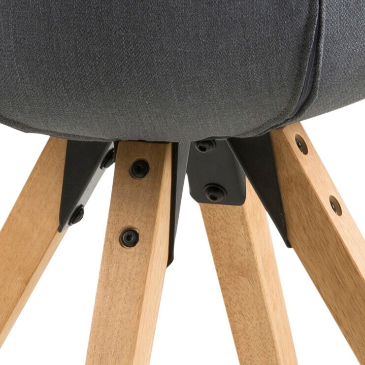 Stolica Norsica 135 (Tamno siva + Svijetlo smeđa)