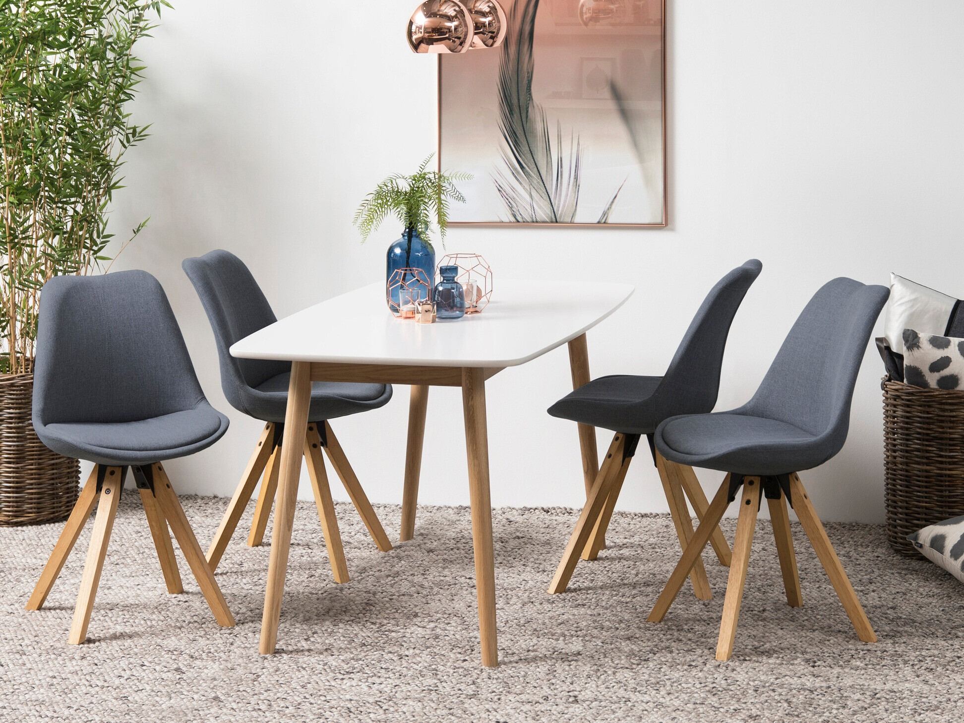 Stolica Norsica 135 (Tamno siva + Svijetlo smeđa)