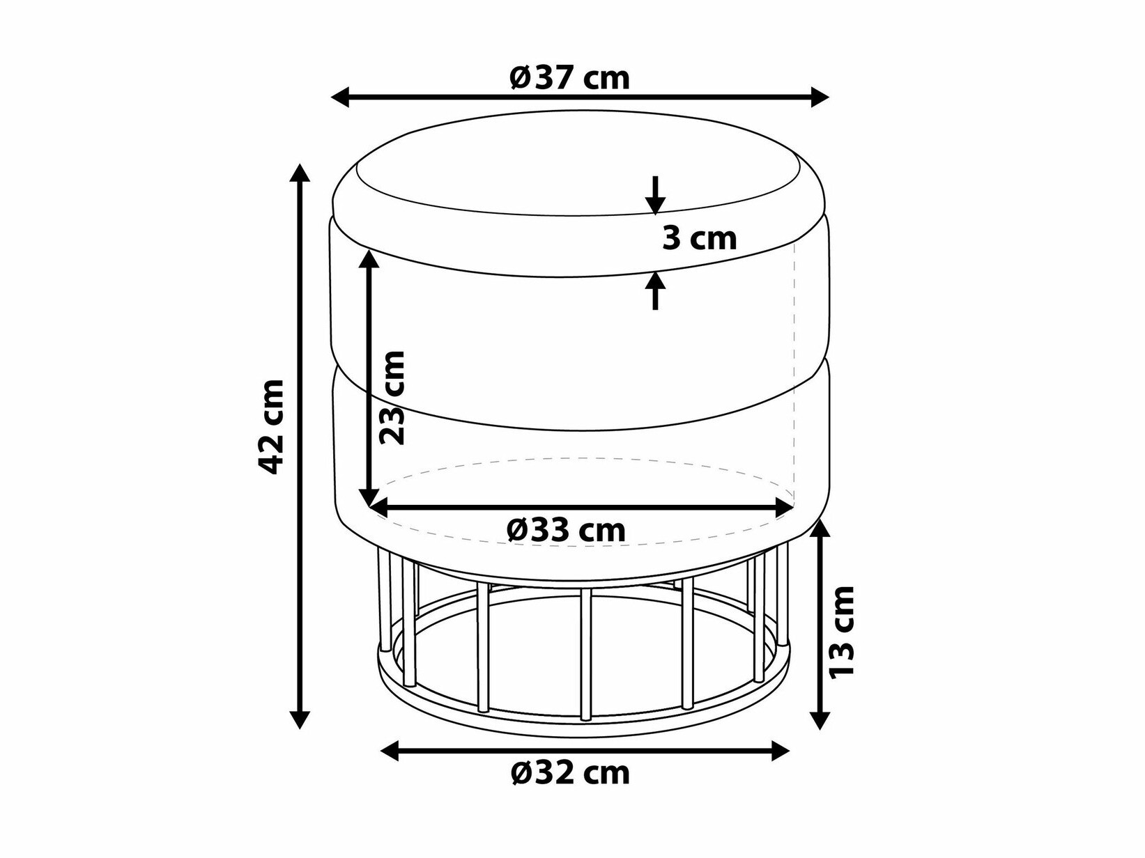 Tabure Berwyn 1576 (Zelena)