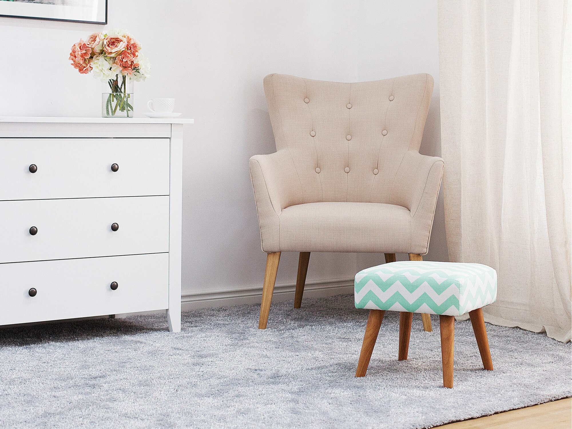 Tabure Berwyn 1594 (Bijela + Tirkizna)