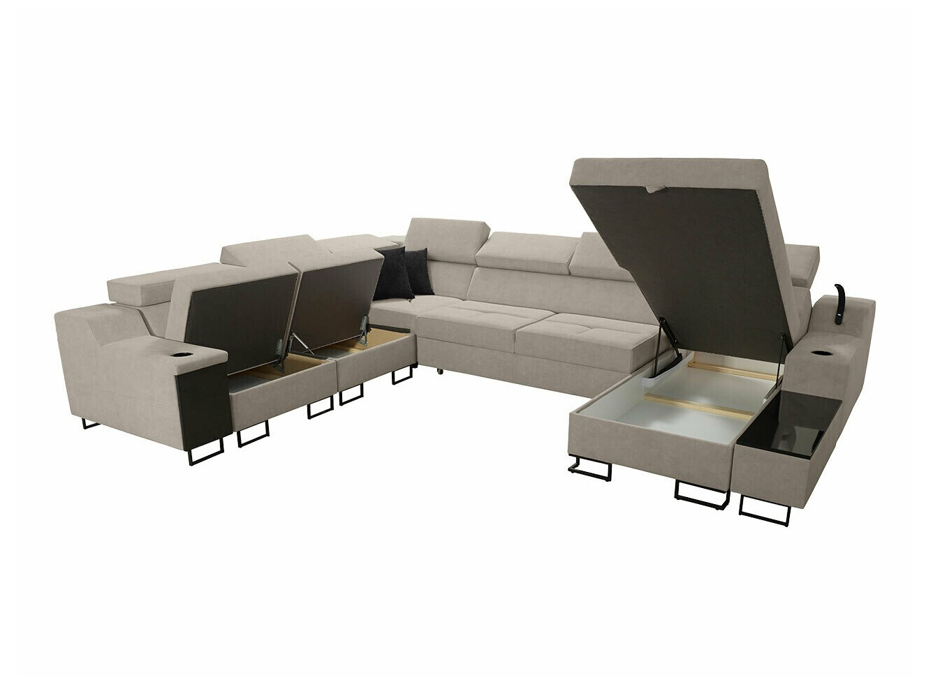 Kutna garnitura Sarasota 160 (Uttario Velvet 2951 + Uttario Velvet 2954)