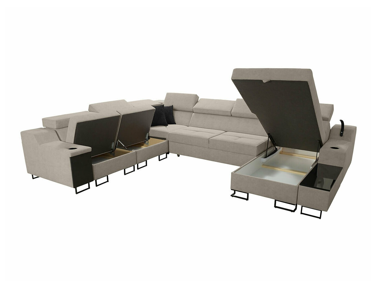 Kutna garnitura Sarasota 160 (Uttario Velvet 2955 + Uttario Velvet 2978)