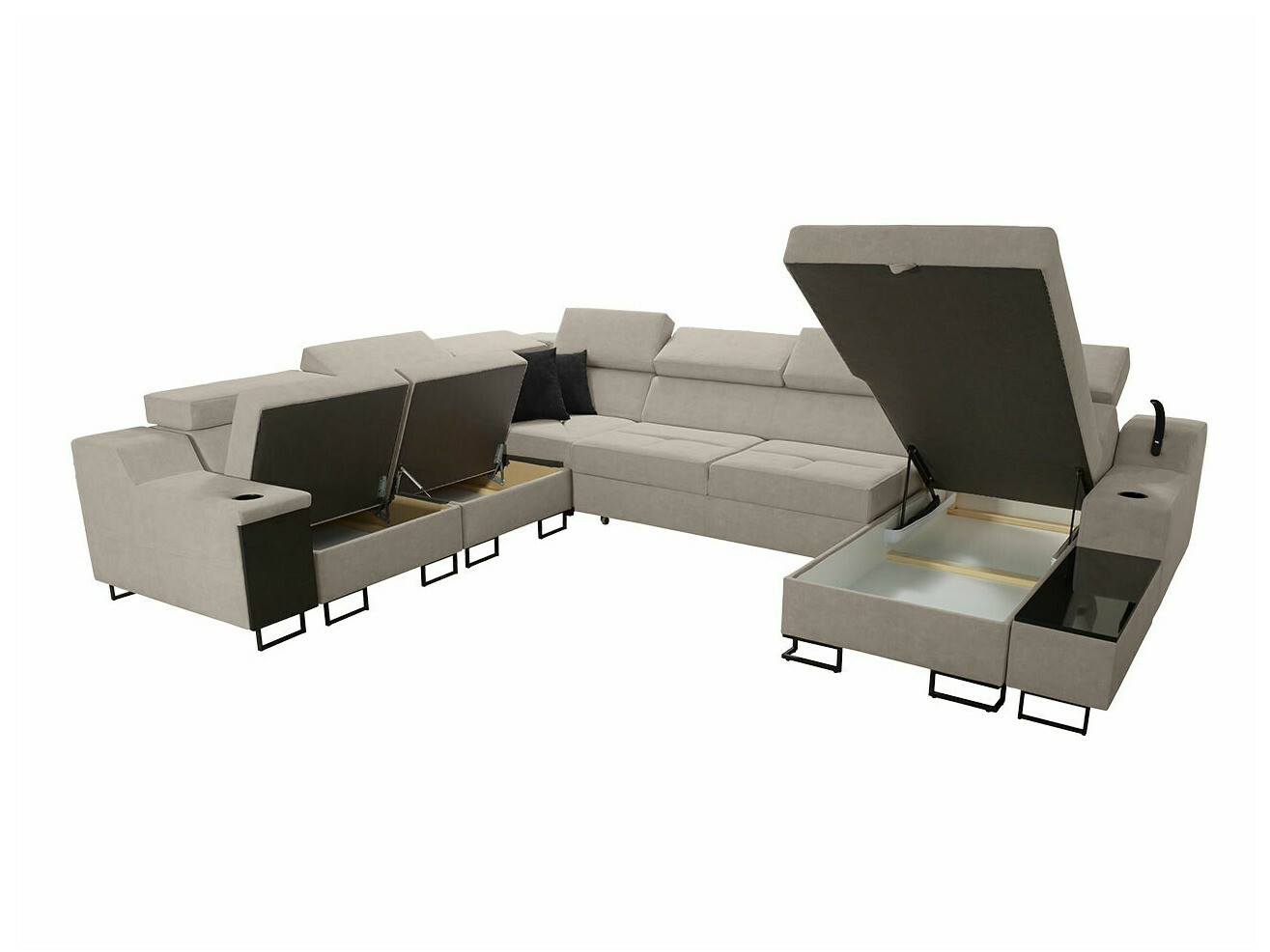 Kutna garnitura Sarasota 160 (Uttario Velvet 2967 + Uttario Velvet 2973)