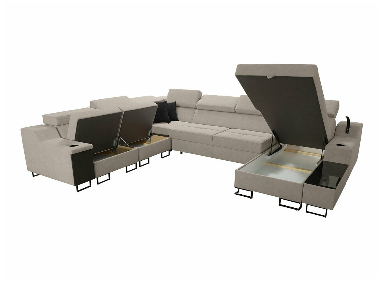 Kutna garnitura Sarasota 160 (Uttario Velvet 2979 + Uttario Velvet 2980)