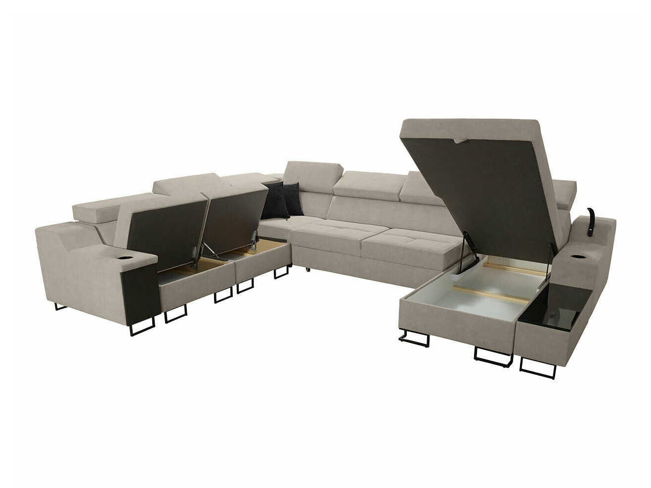 Kutna garnitura Sarasota 160 (Uttario Velvet 2980 + Uttario Velvet 2973)