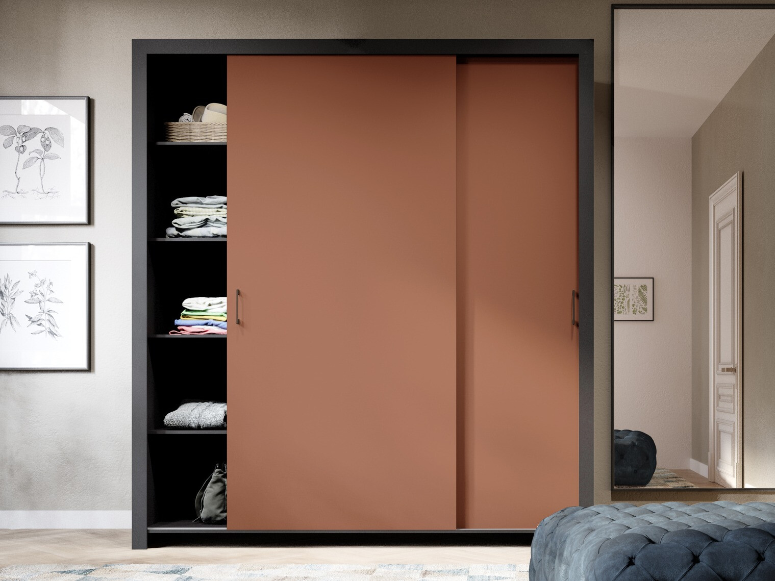 Ormar Murrieta 192 (Crna + Smeđa)