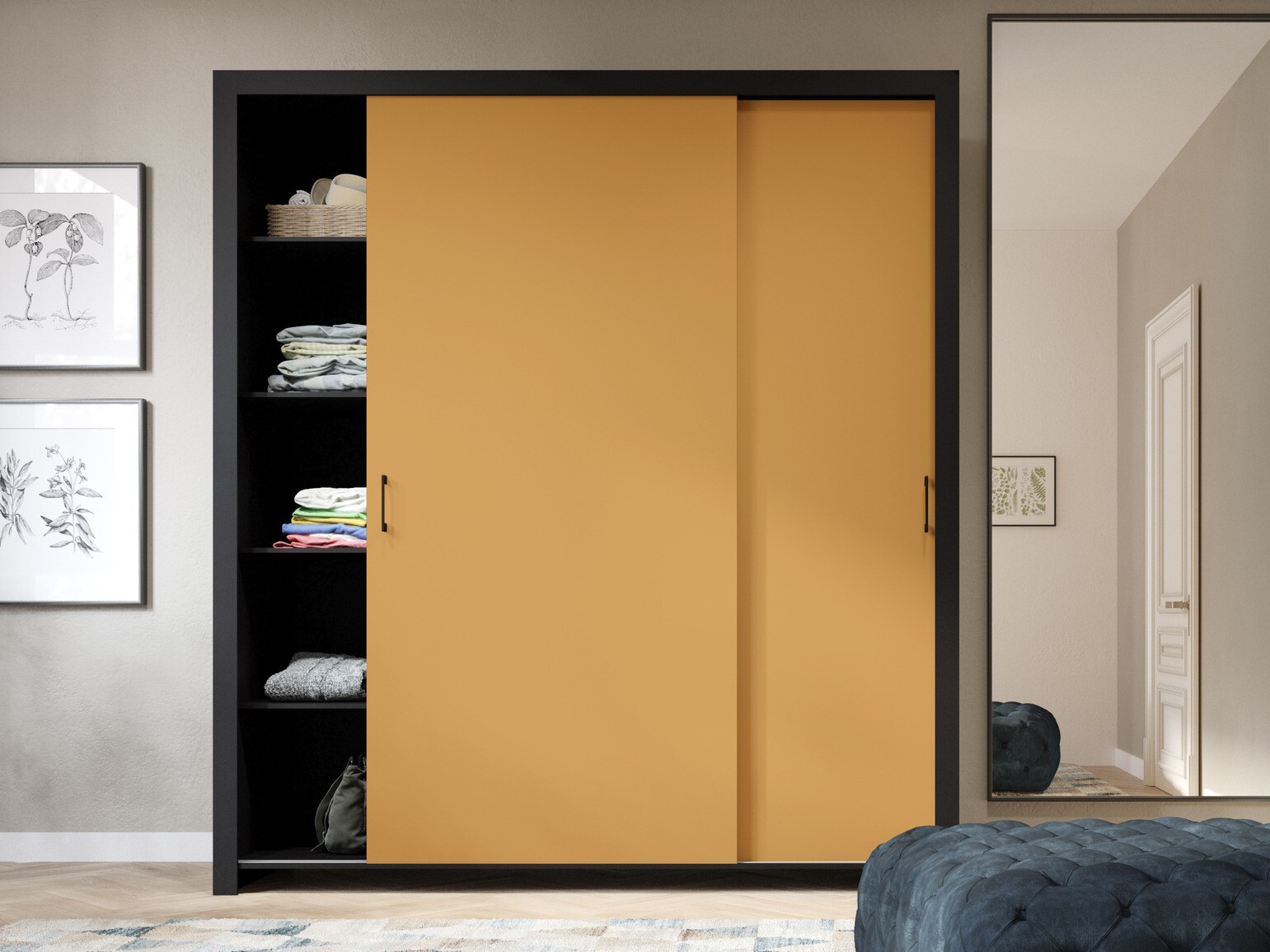 Ormar Murrieta 192 (Crna + Žuta)