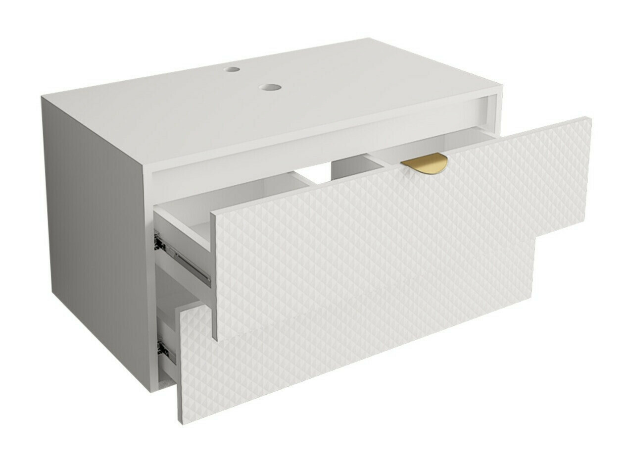 Zidni ormarić za umivaonik Matrix (Bijela)