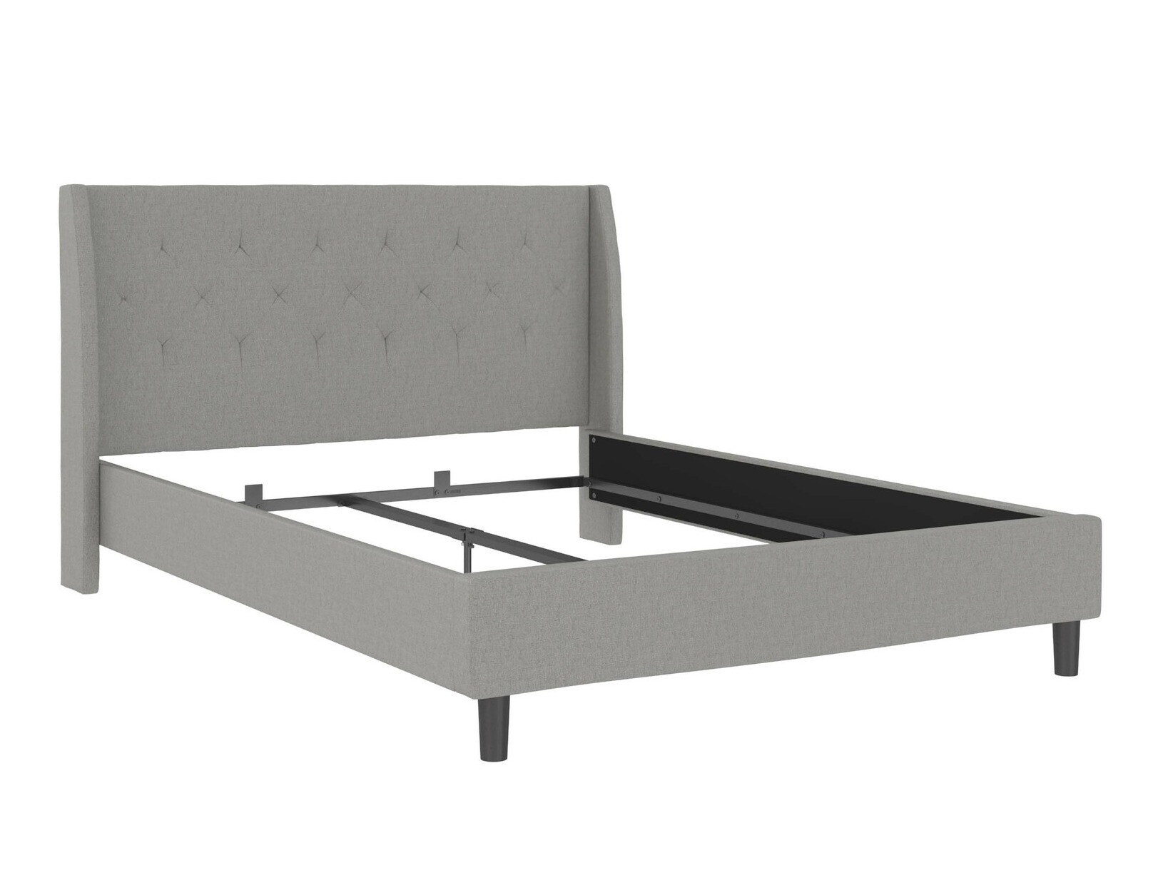Krevet Denton 1267 (Svijetlo siva)