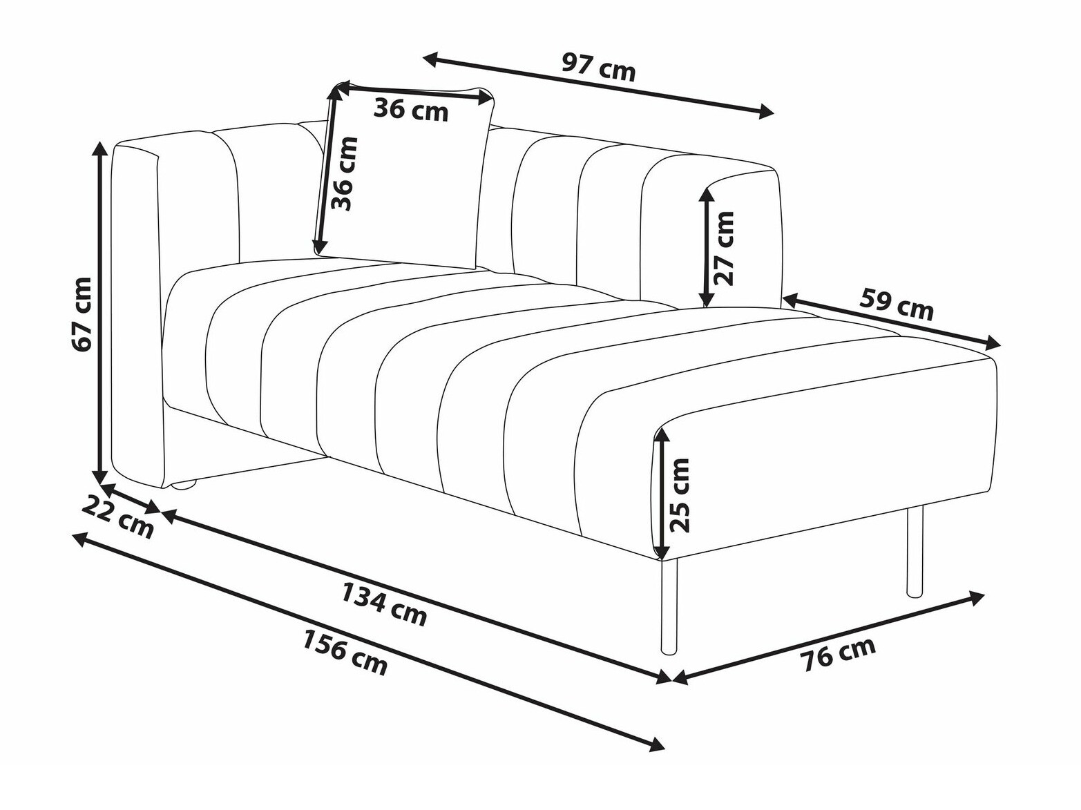 Ležaj Berwyn 1652 (Bež)