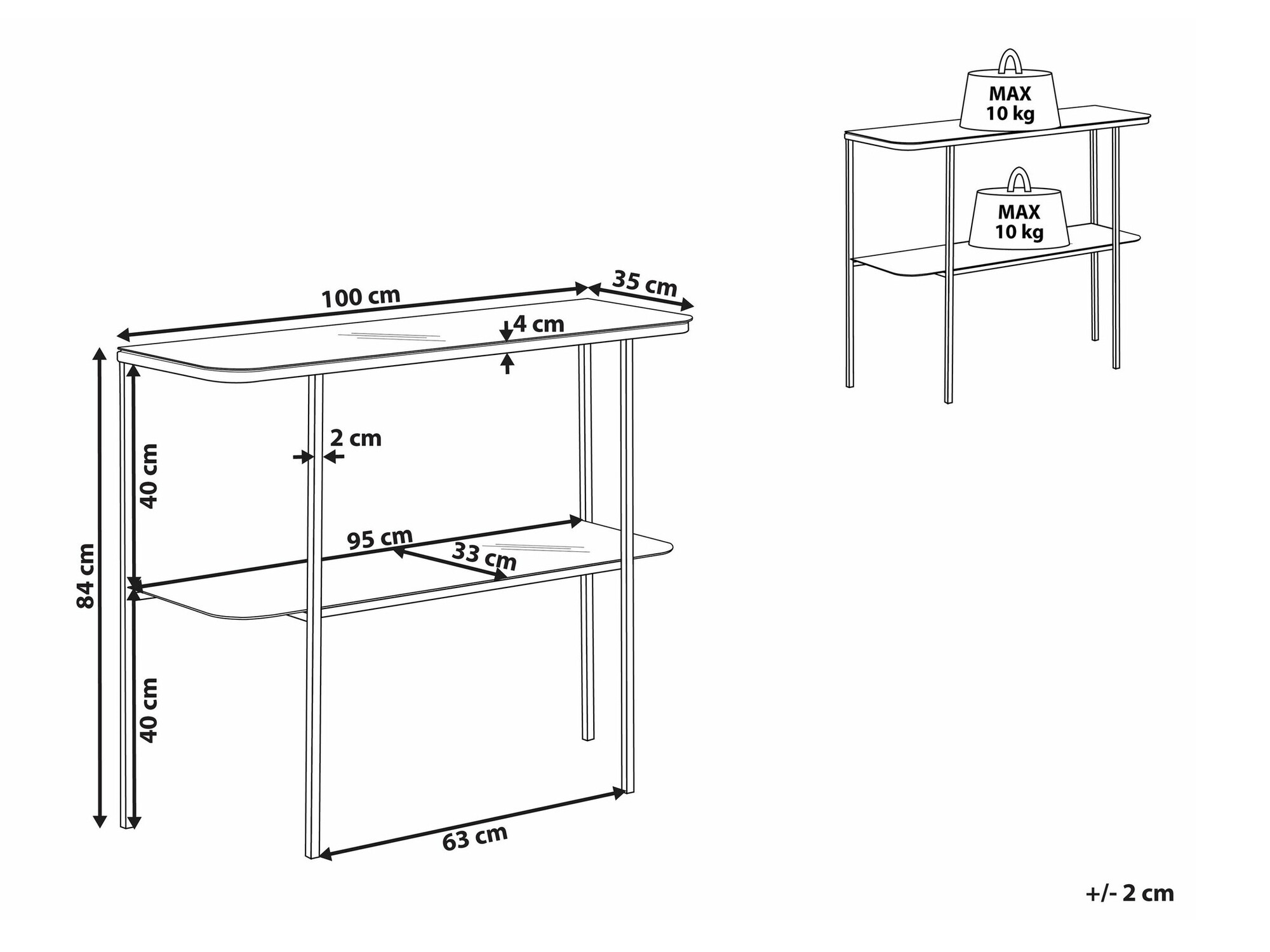 Konzolni stolić Berwyn 1669 (Srebrna + Bijeli mramor)