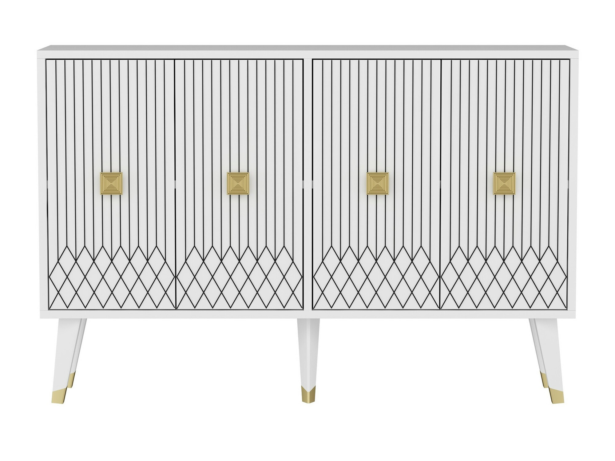 Ormarić Dunliru 100 (Bijela + Zlatna)