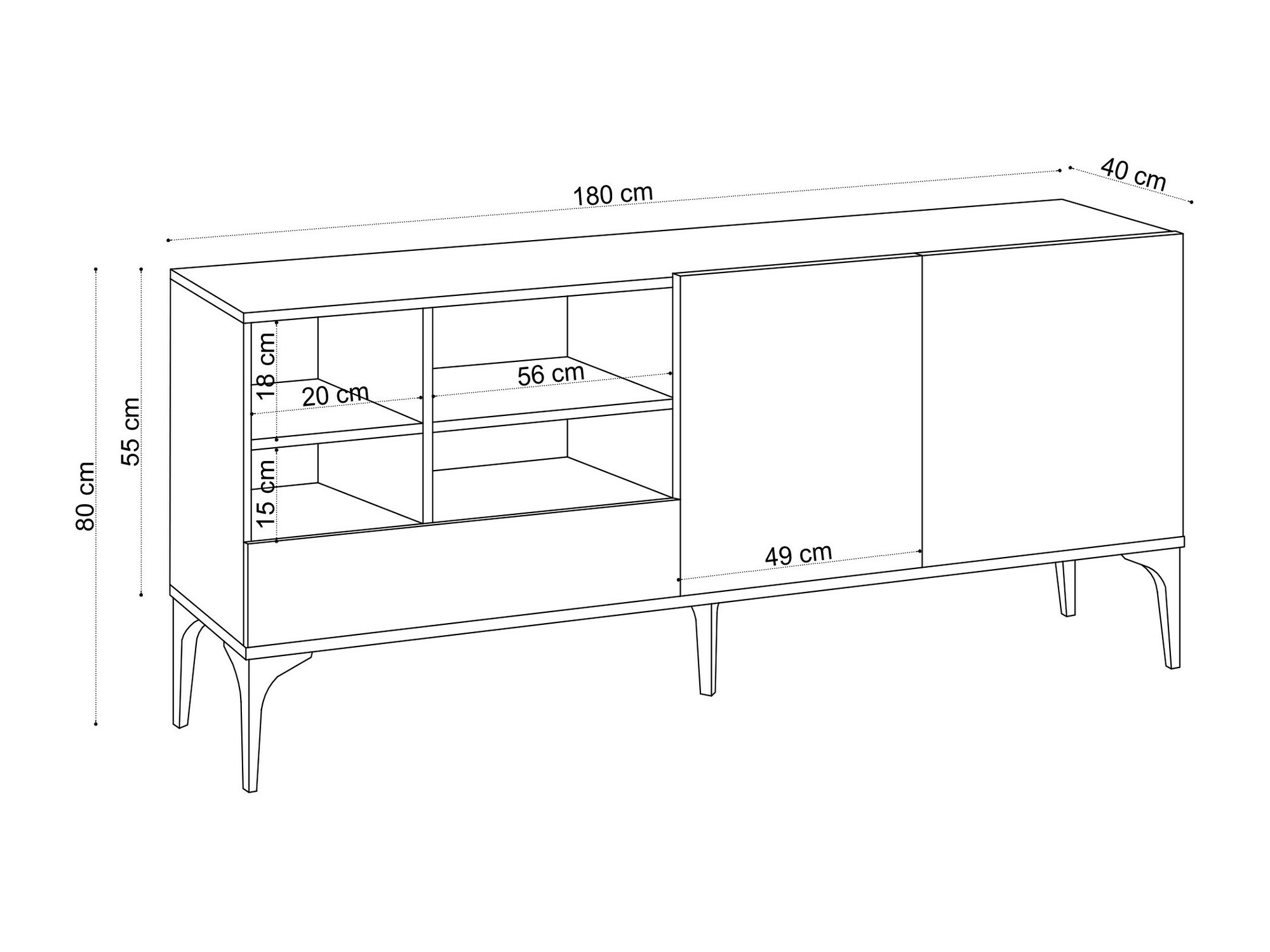 Ormarić Kailua 1724